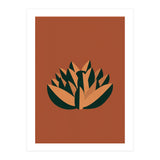 Bohemian Terracotta Flower (Print Only) thumbnail