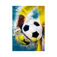 Football Player Goalkeeper (Print Only)