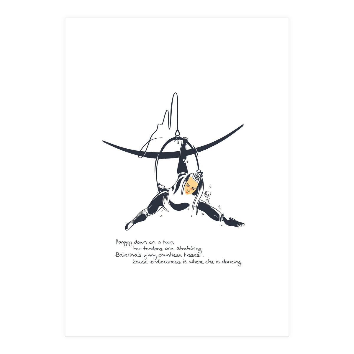 Hoop Balerina 1 (Print Only)