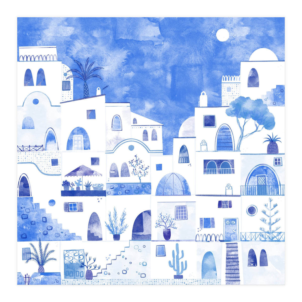Santorini (Print Only)