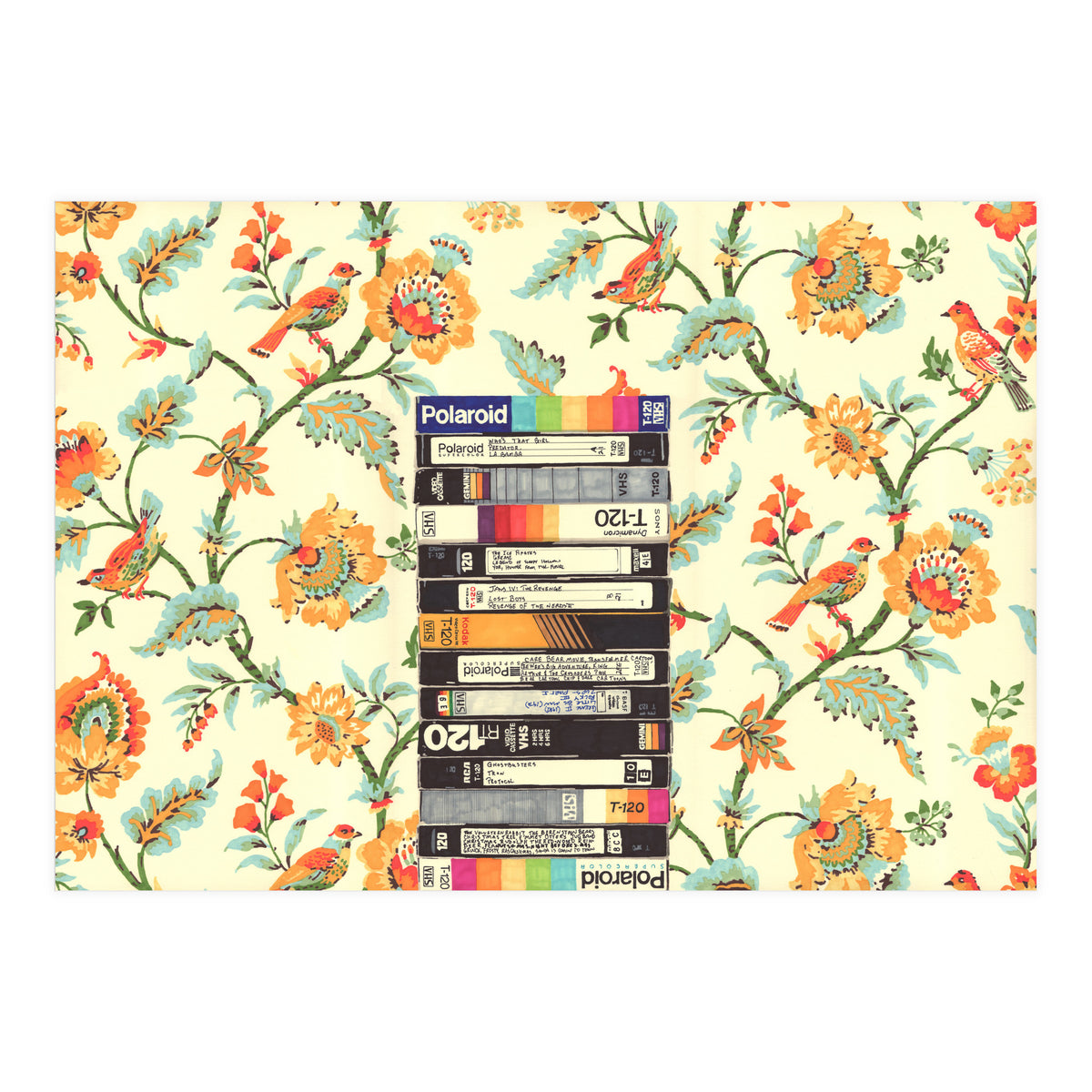 VHS & Entry Hall Wallpaper (Print Only)