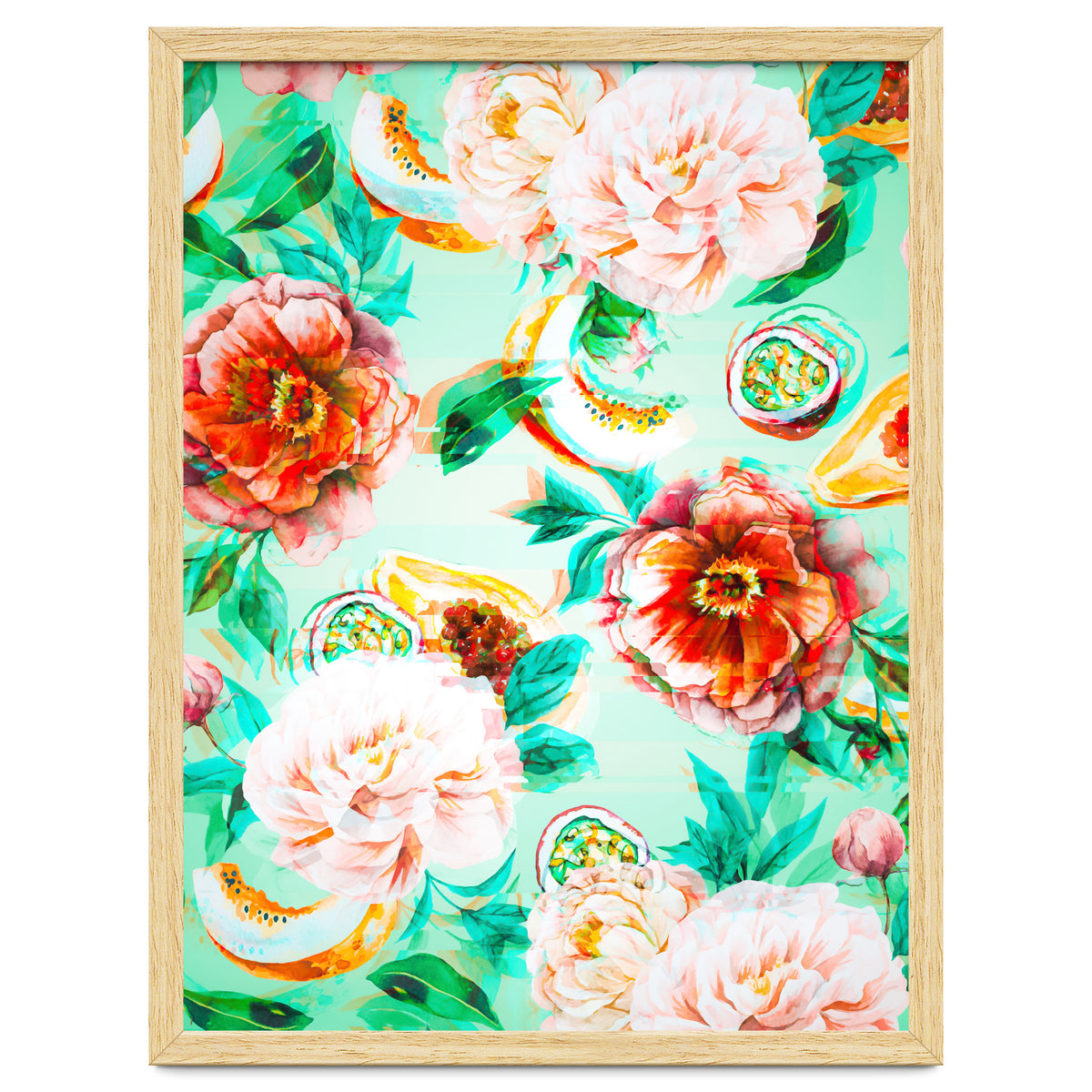 Tropical flowery fruit glitch