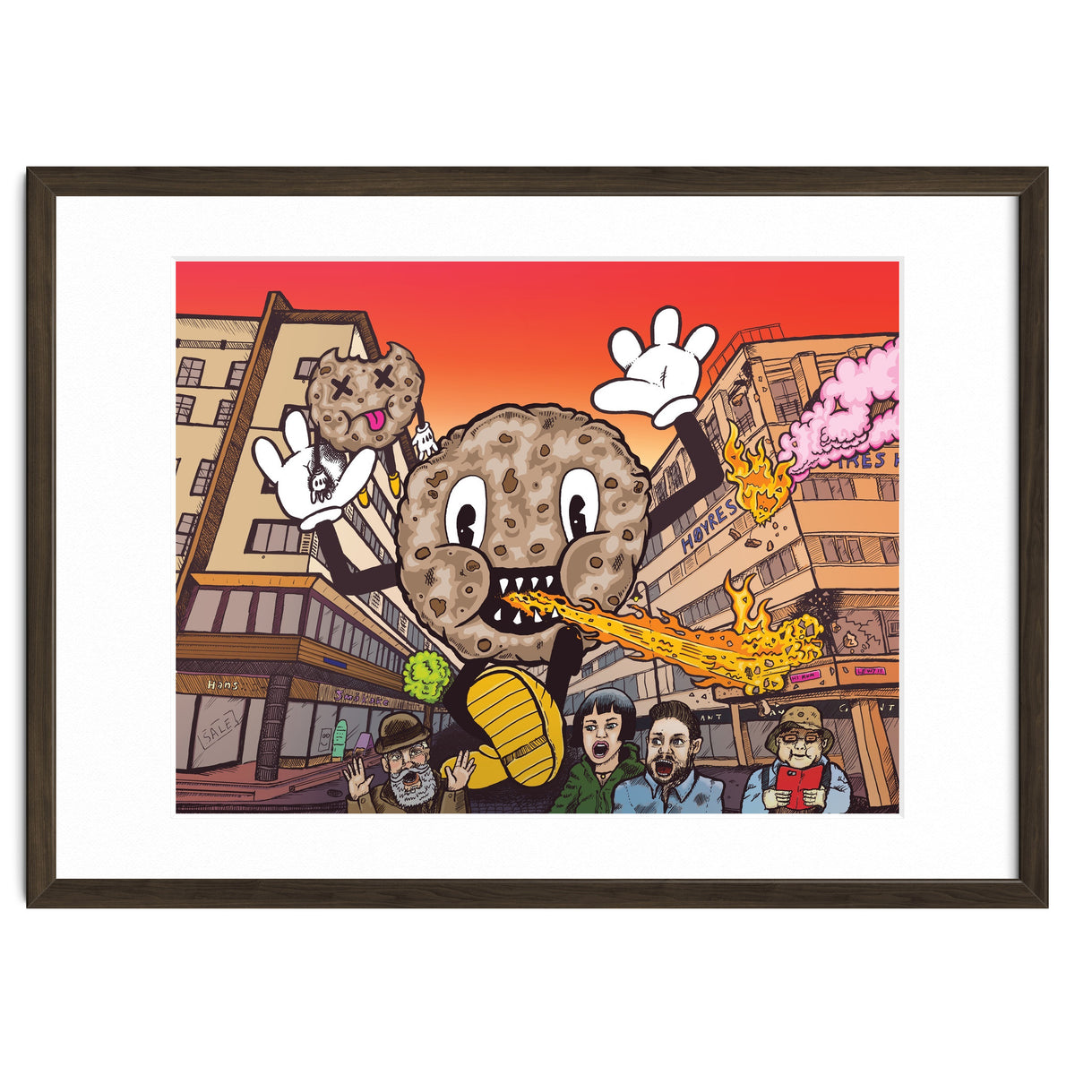 Cookie Monster 12.3% ABV Bourbon Barrel Aged Coconut Chocolate Chip Stout - Amundsen Brewery