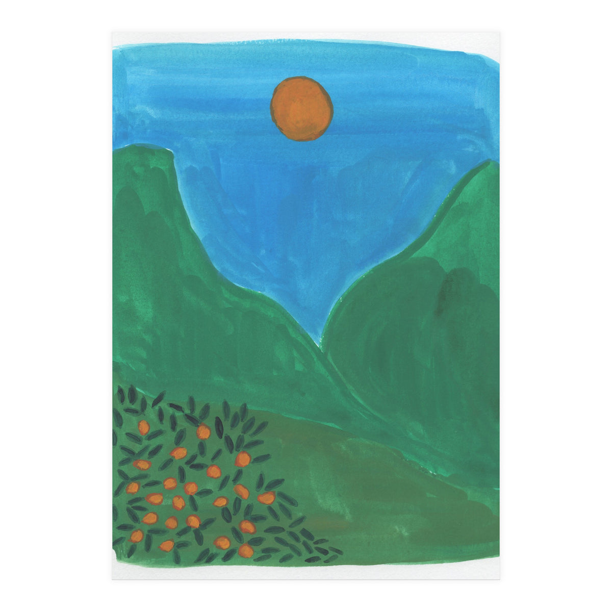 Oranges Field (Print Only)