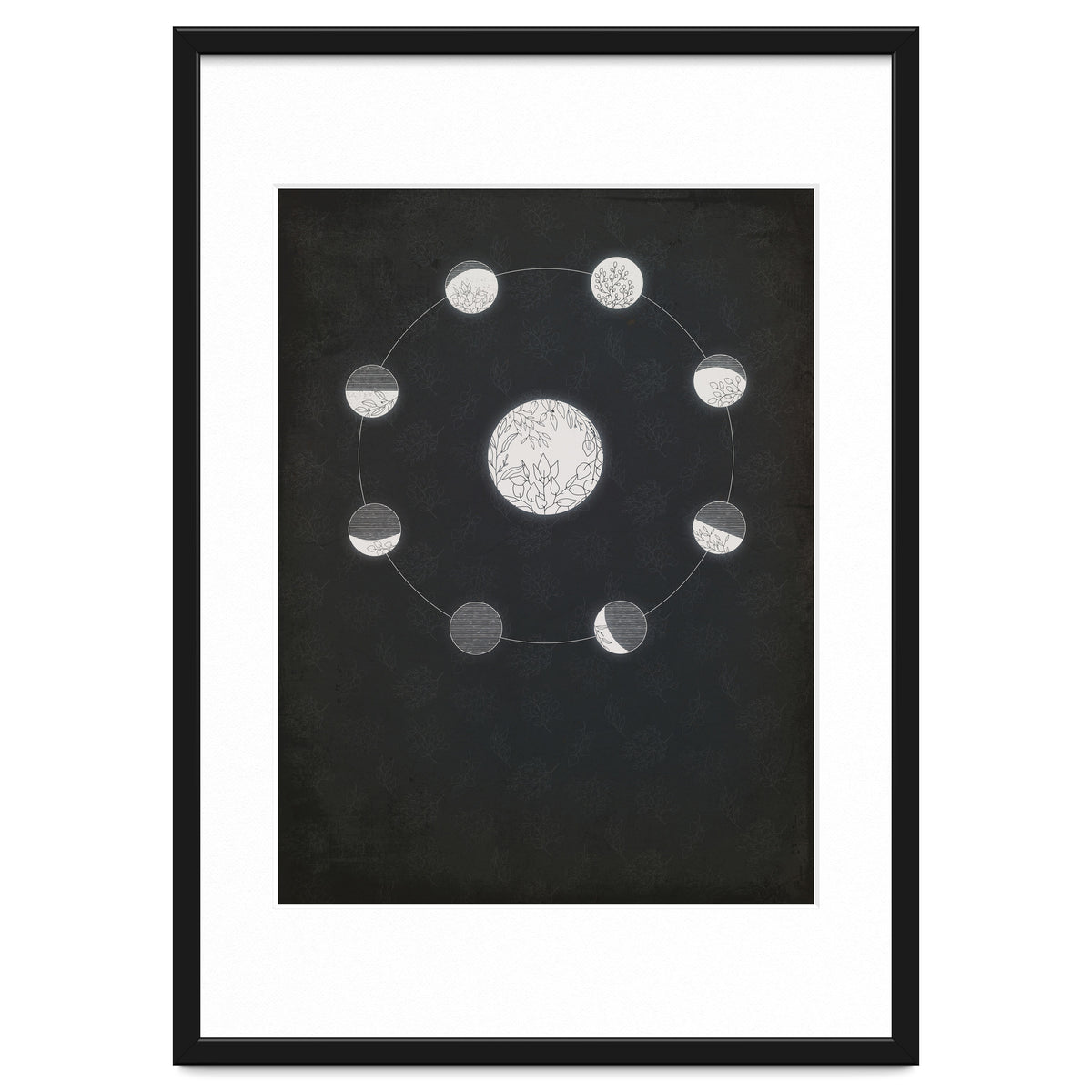 Floral moon phases