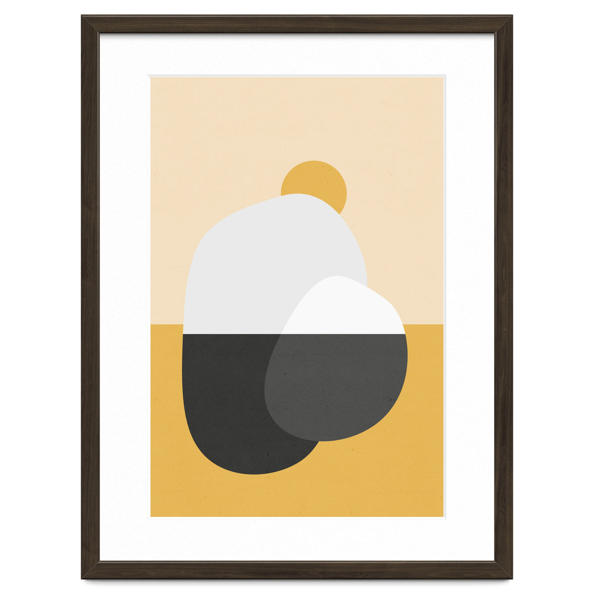 Abstract Boulders - Golden Desert