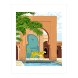 Cheetah under the Moroccan arch (Print Only) thumbnail