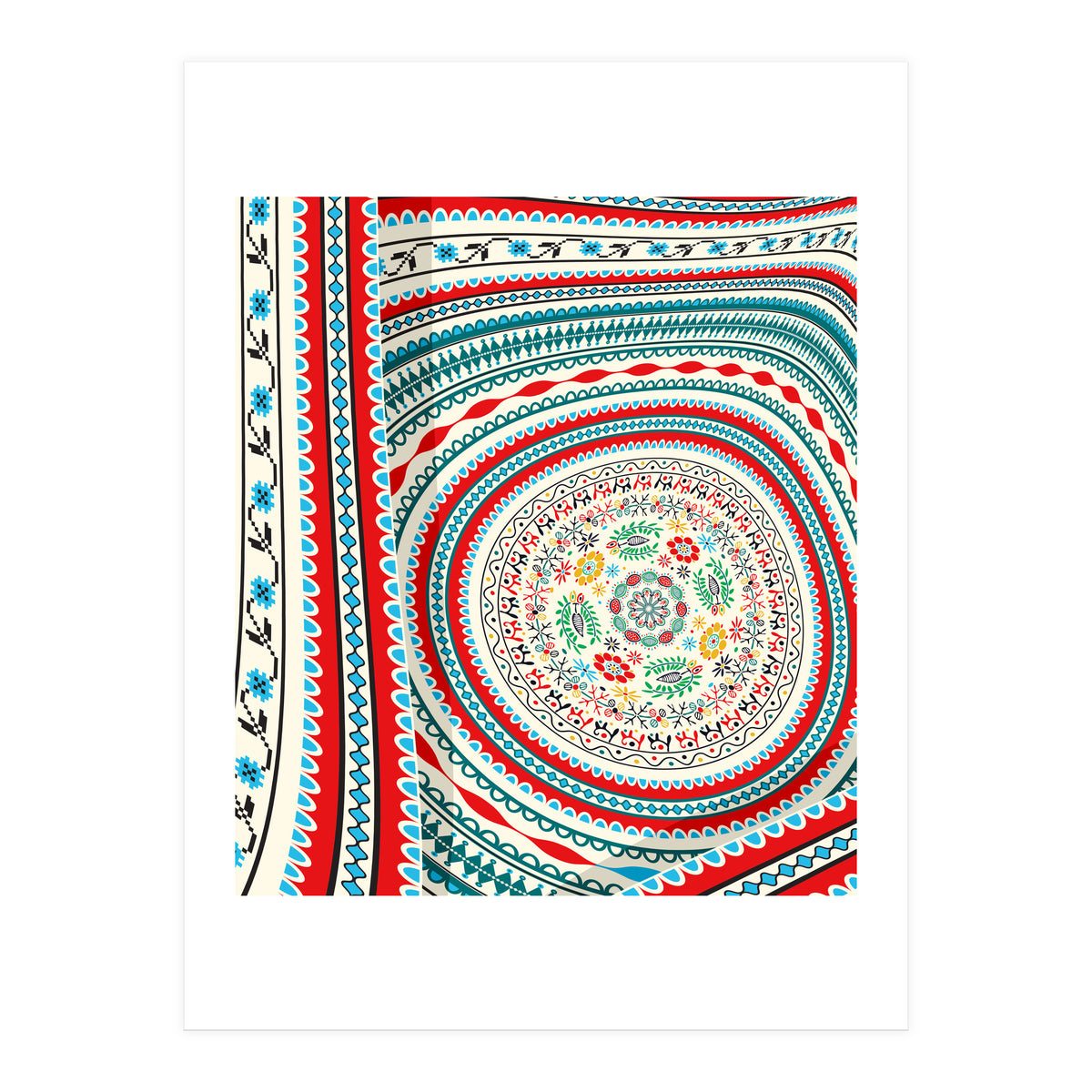 Romanian embroidery background 19 (Print Only)