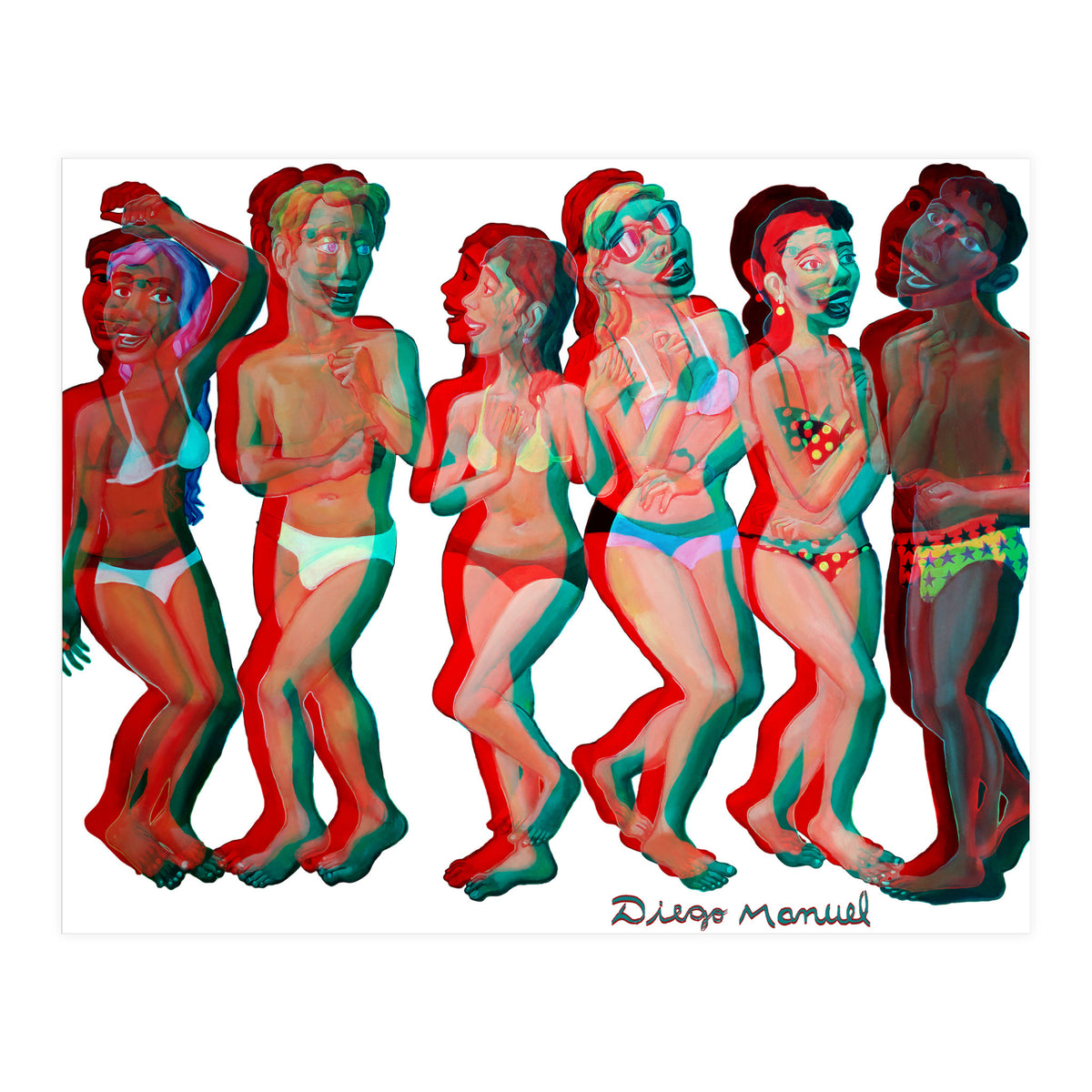 Fiesta En La Playa 2 1 (Print Only)