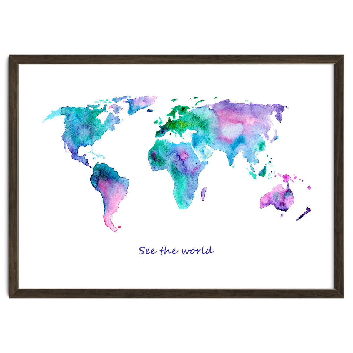 See the world || watercolor