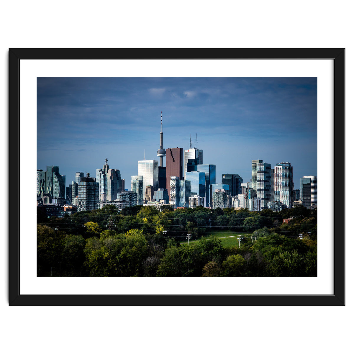 Toronto Skyline From Riverdale Park No 5 Color Version