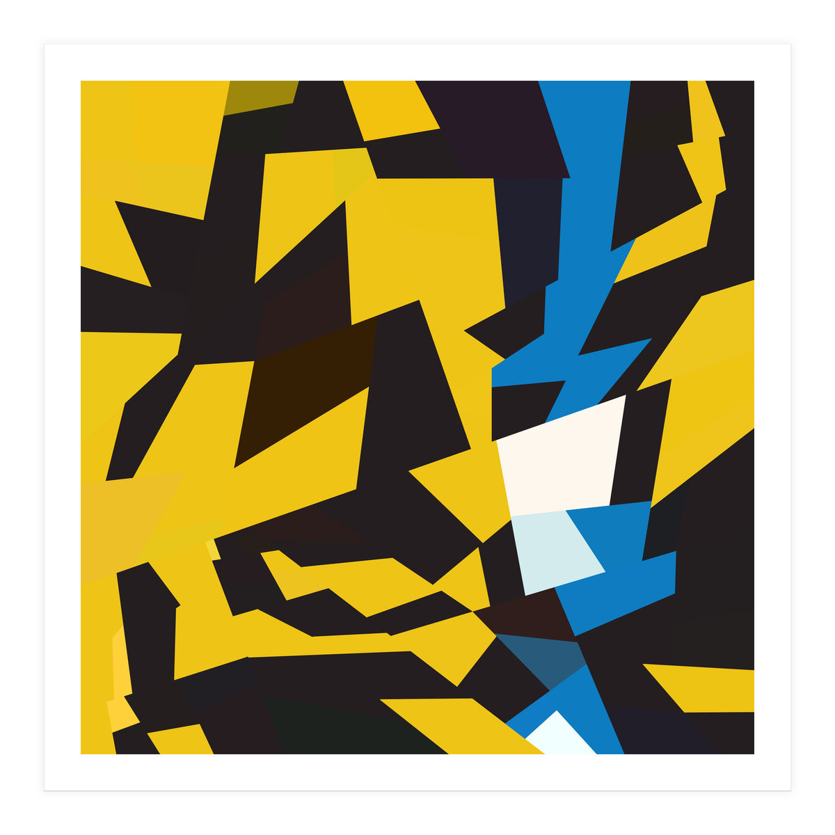 Blue and Yellow (Print Only)