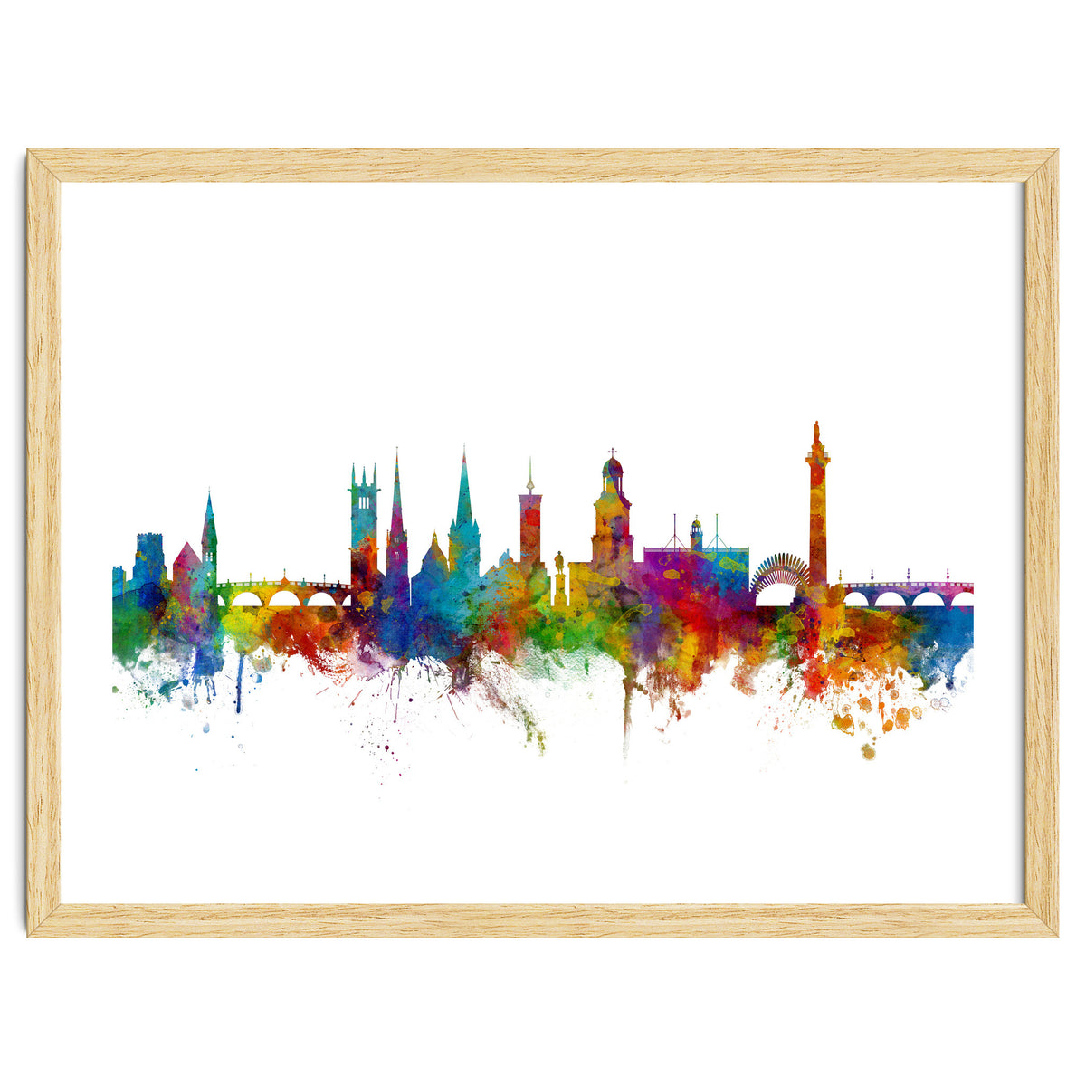 Shrewsbury England Skyline