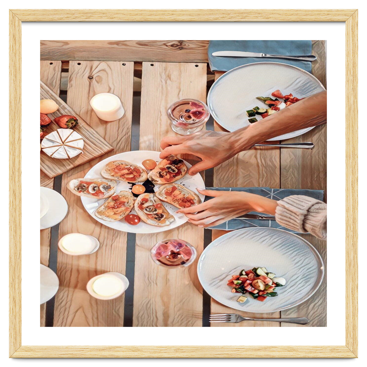 A Beautiful Table Italian Food