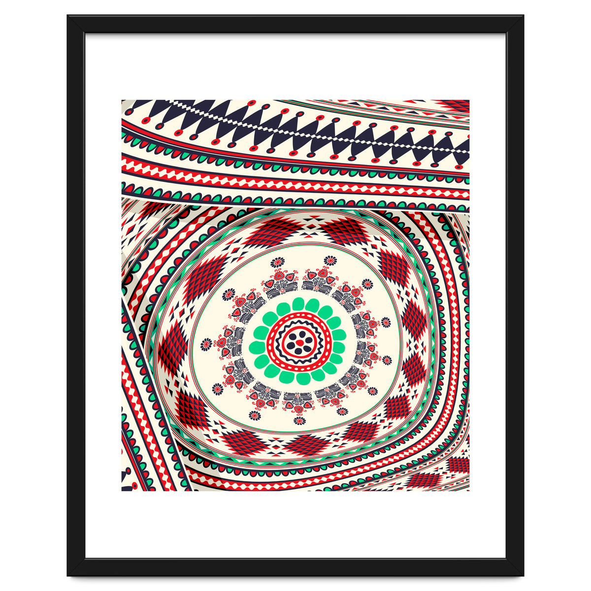 Romanian embroidery background 7
