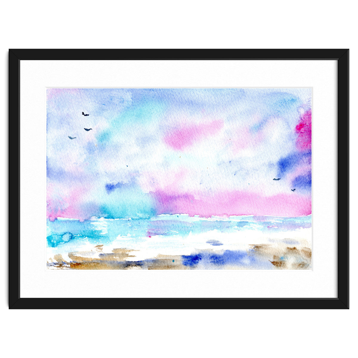 Tenderness of the sea || watercolor