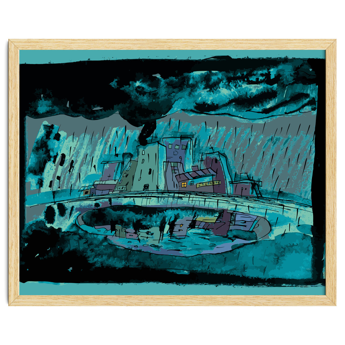 Autumn Rain in the Old City