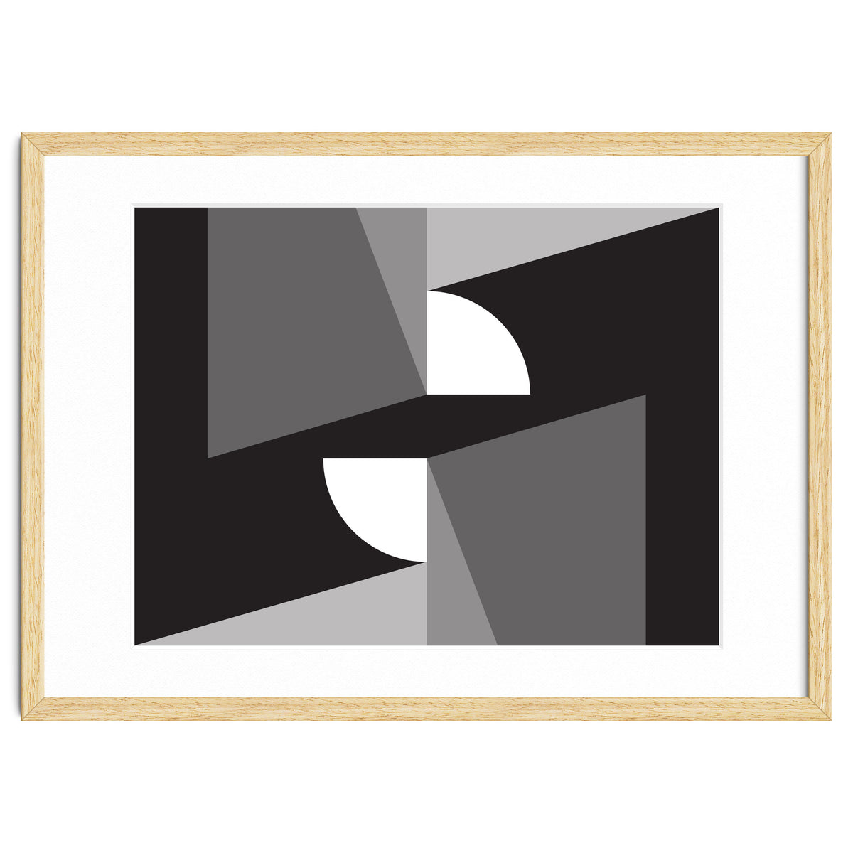 Geometric Shapes No. 11 - monochrome