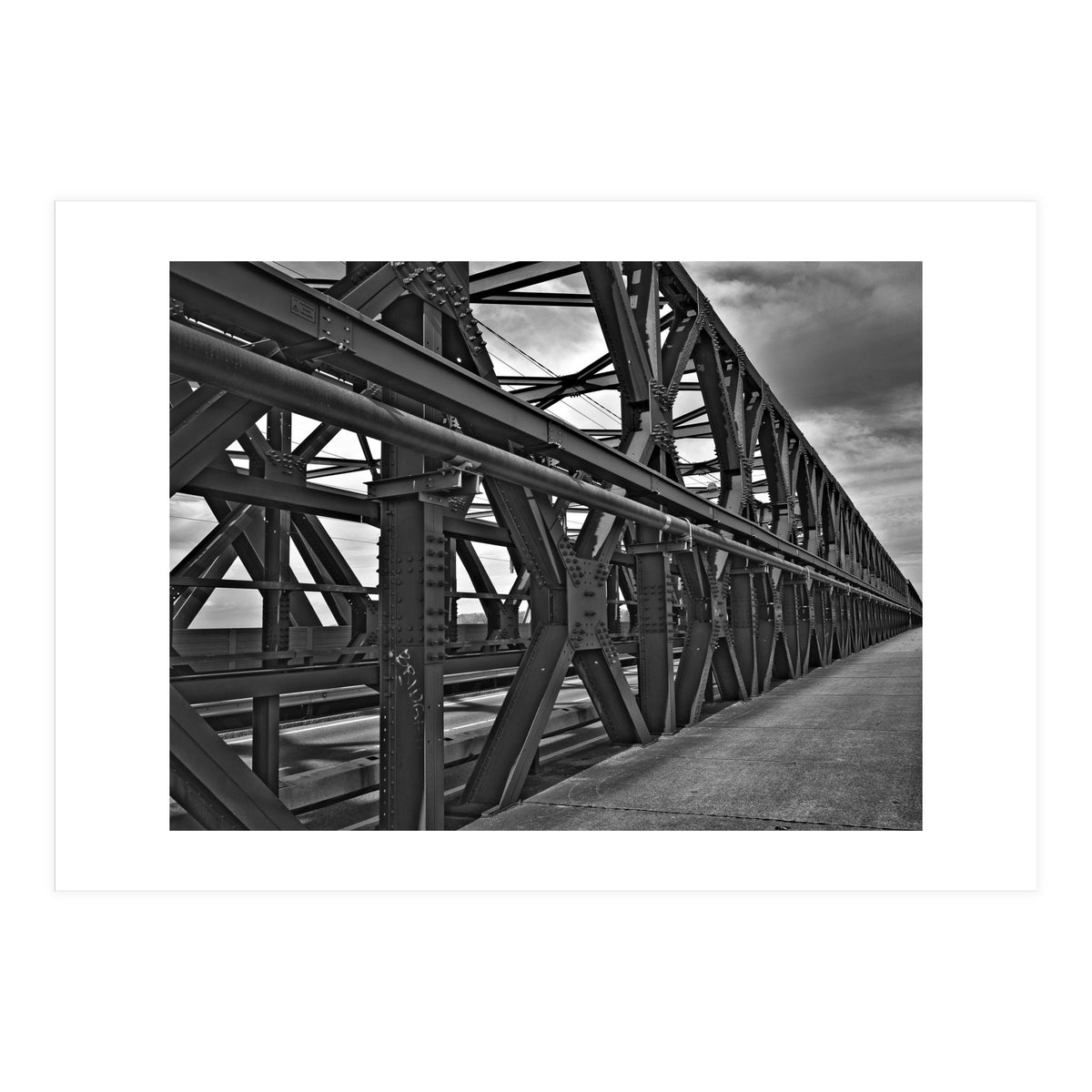Steel road bridge (Print Only)