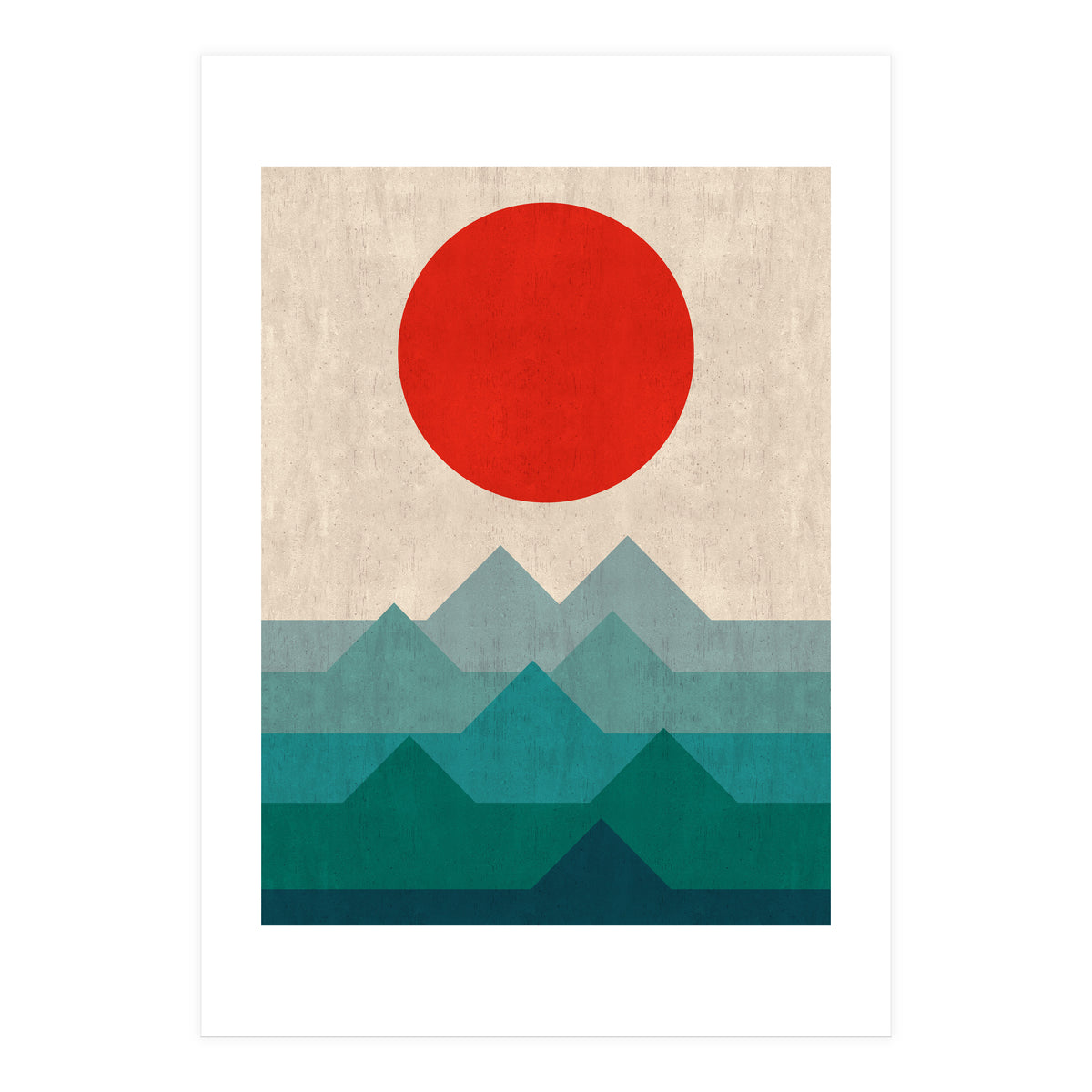 Geometric landscape I (Print Only)