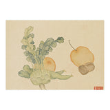 Wang Chengpi ~flowers And Vegetables, Vegetables, Fruits, Epiphyllum, Pears, Peppers (Print Only) thumbnail