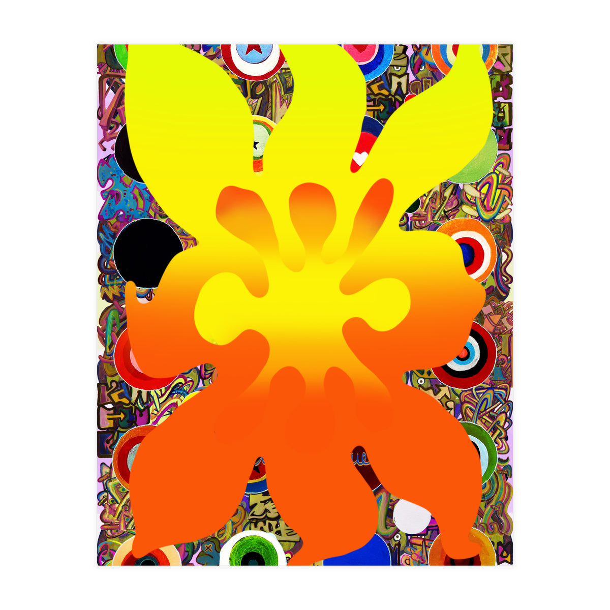 Fuego Y Graffiti 81 (Print Only)