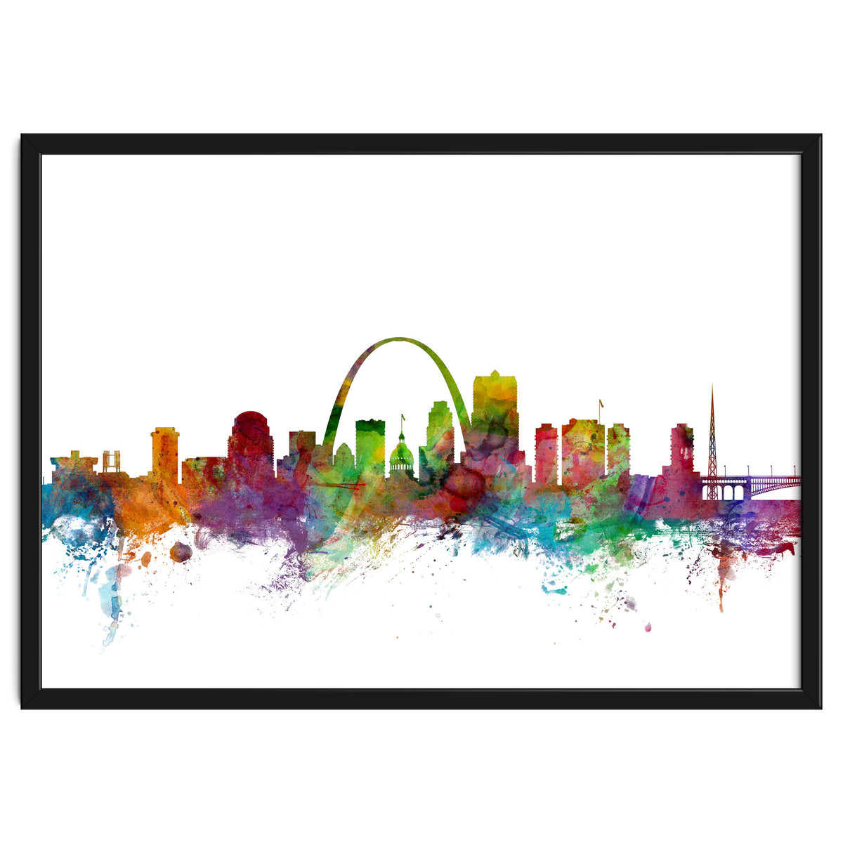 St Louis Missouri Skyline