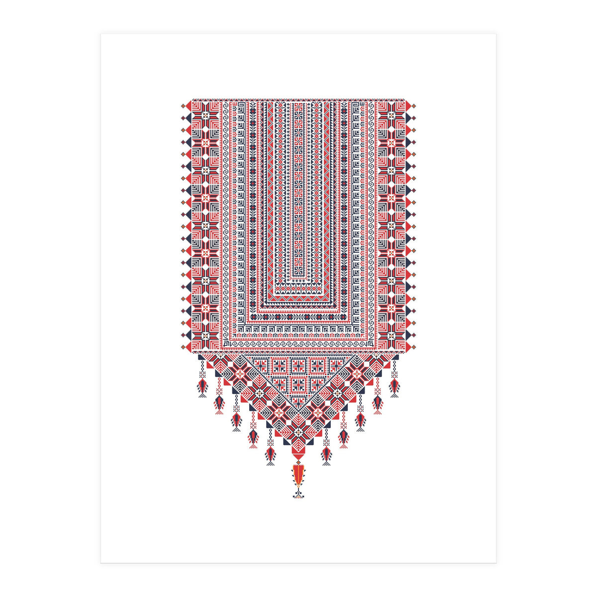 Tatreez Ornament 14 (Print Only)