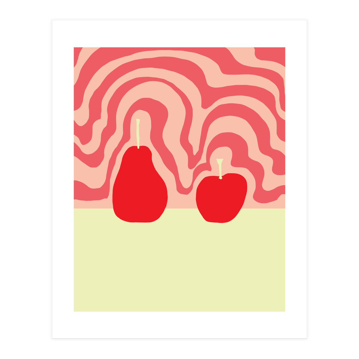 pear and apple (Print Only)