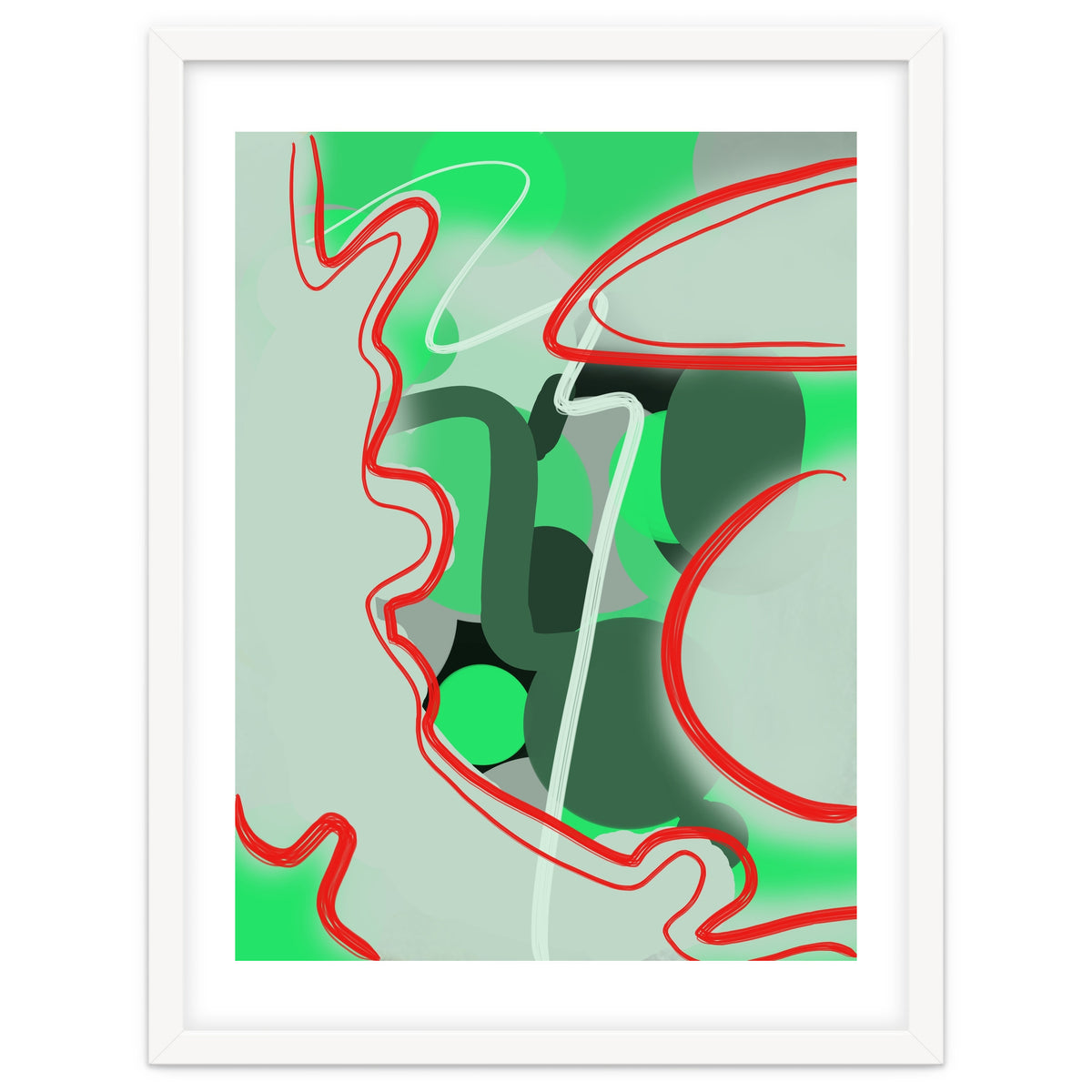 Abstraction In Complementary Colors 1