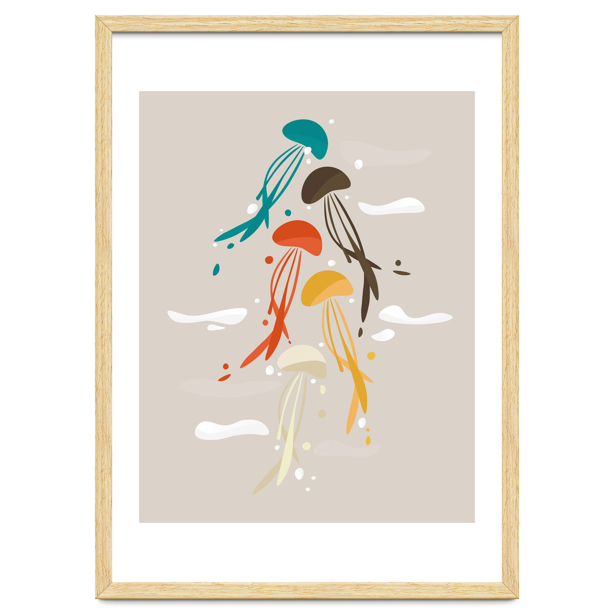 Jellyfish ascend the sky