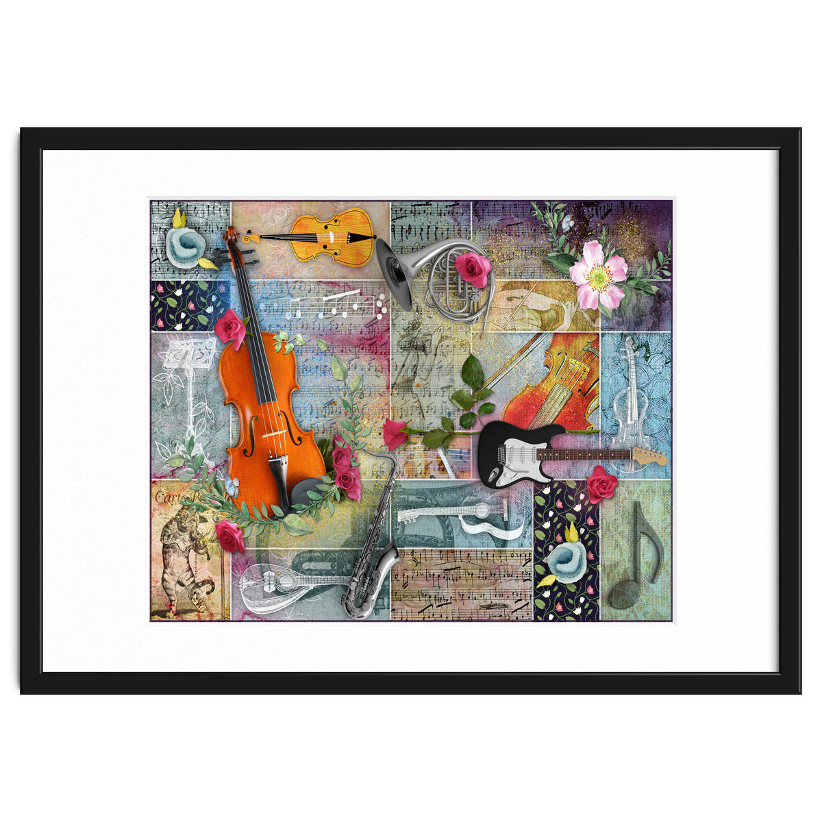 Musical Garden Collage