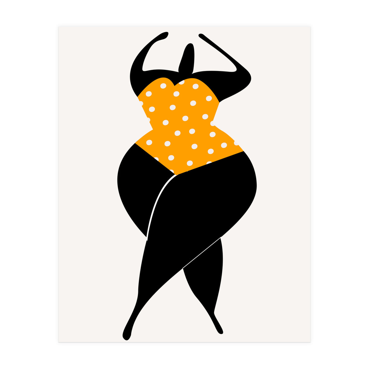 Dancing In The Sun Yellow (Print Only)