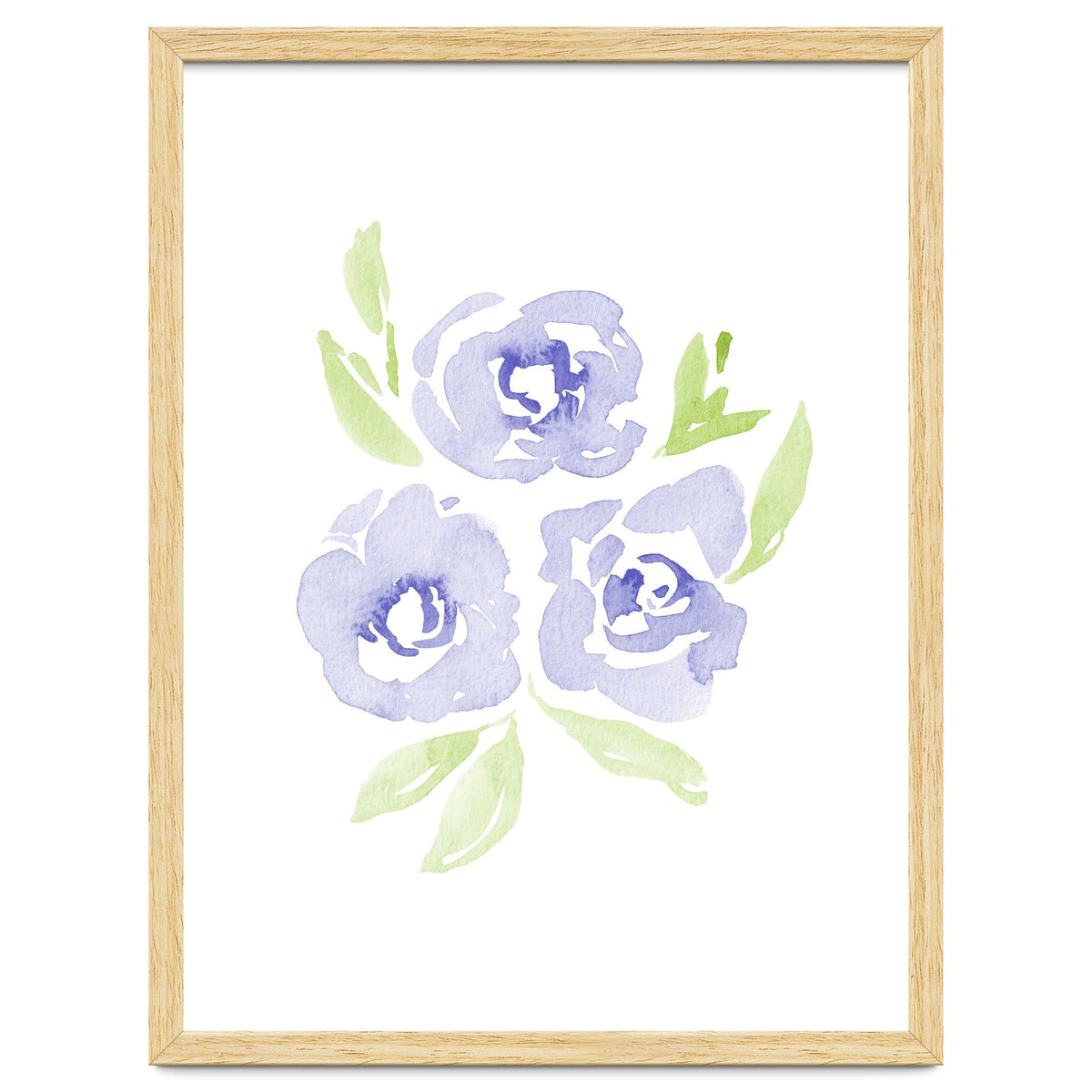 Wild Roses | Periwinkle Blue