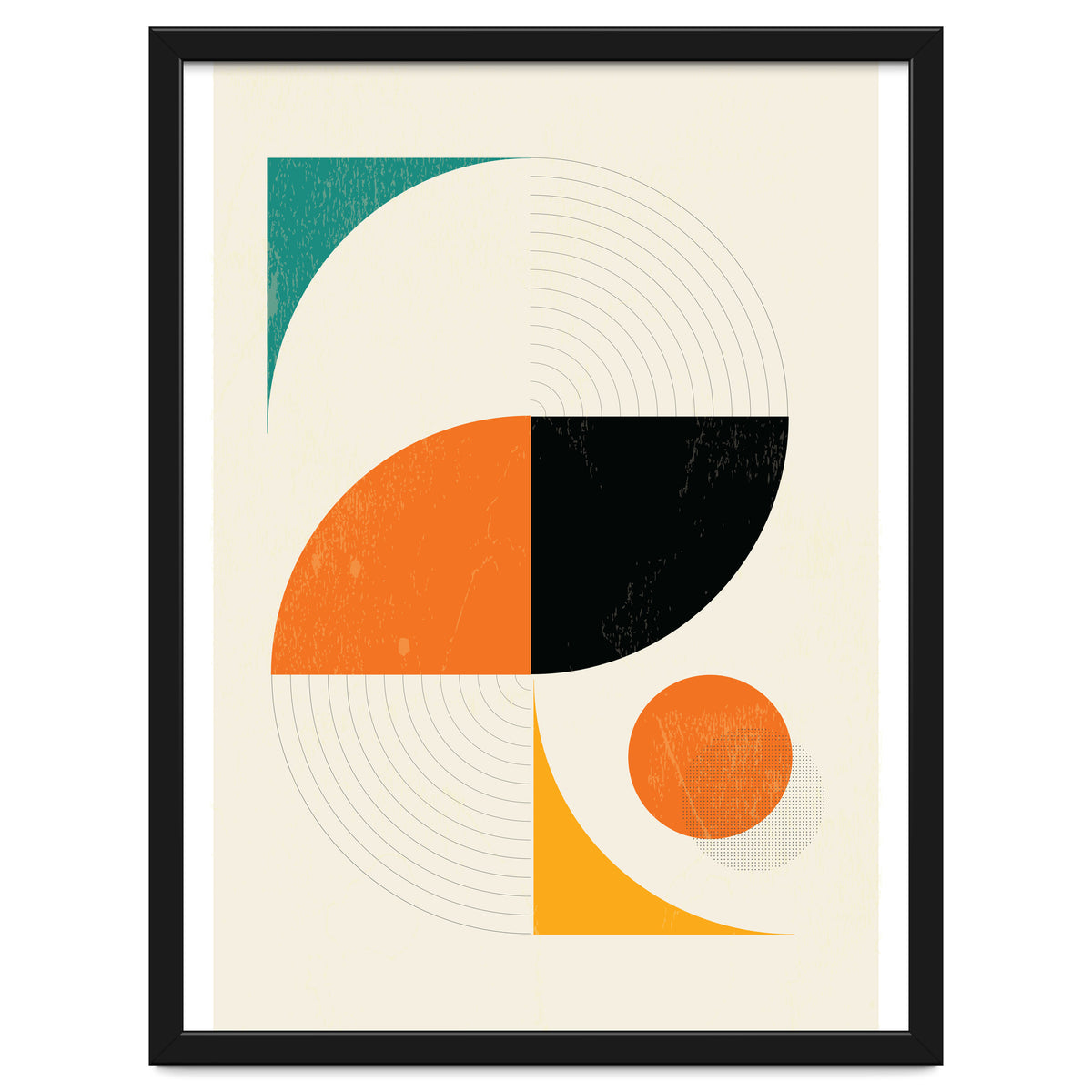 Mid Century Modern Abstract Pop