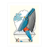 Blue Whale in the Bath (Print Only) thumbnail