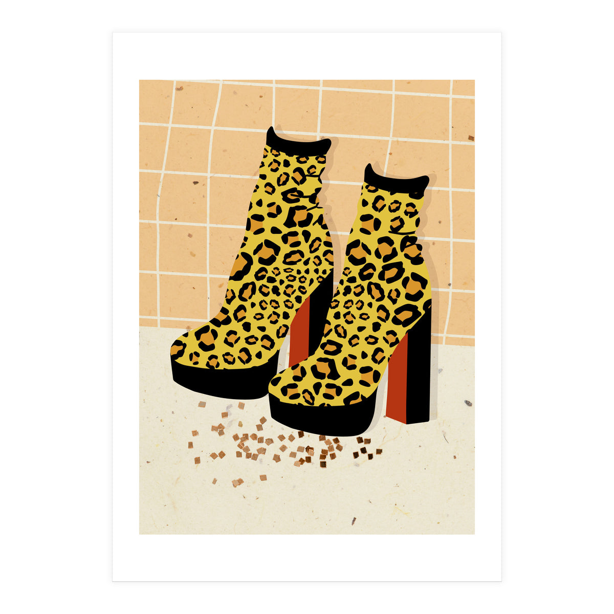 Leopard Disco Platforms (Print Only)