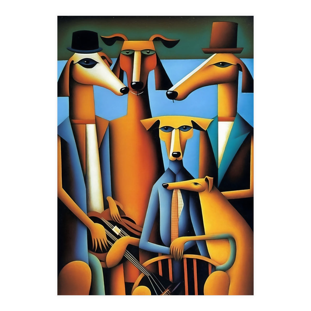 Greyhounds Max (Print Only)