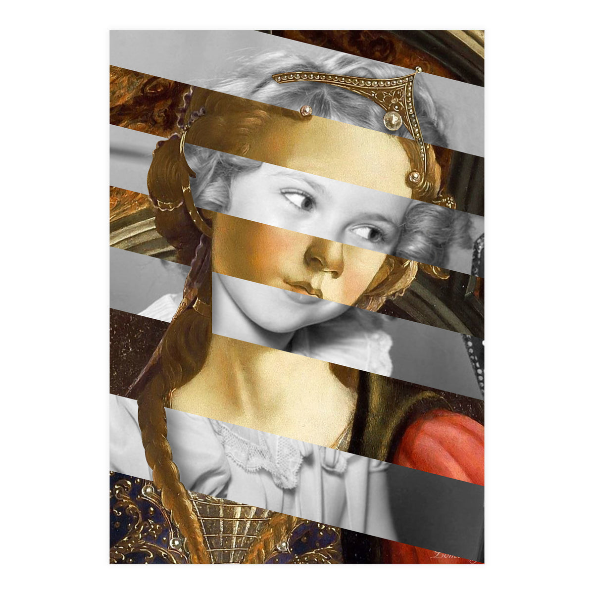 Botticelli's Fortitude & Shirley Temple (Print Only)