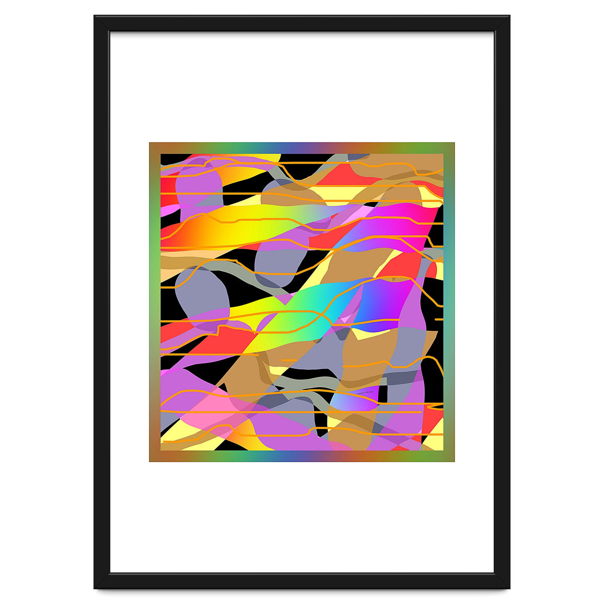 ABSTRACT COLOR BANDS