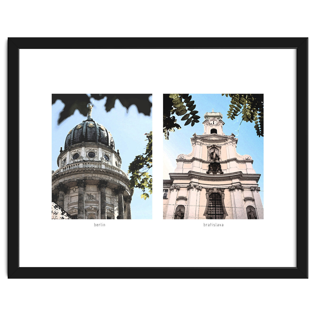 Architectural framing in paints