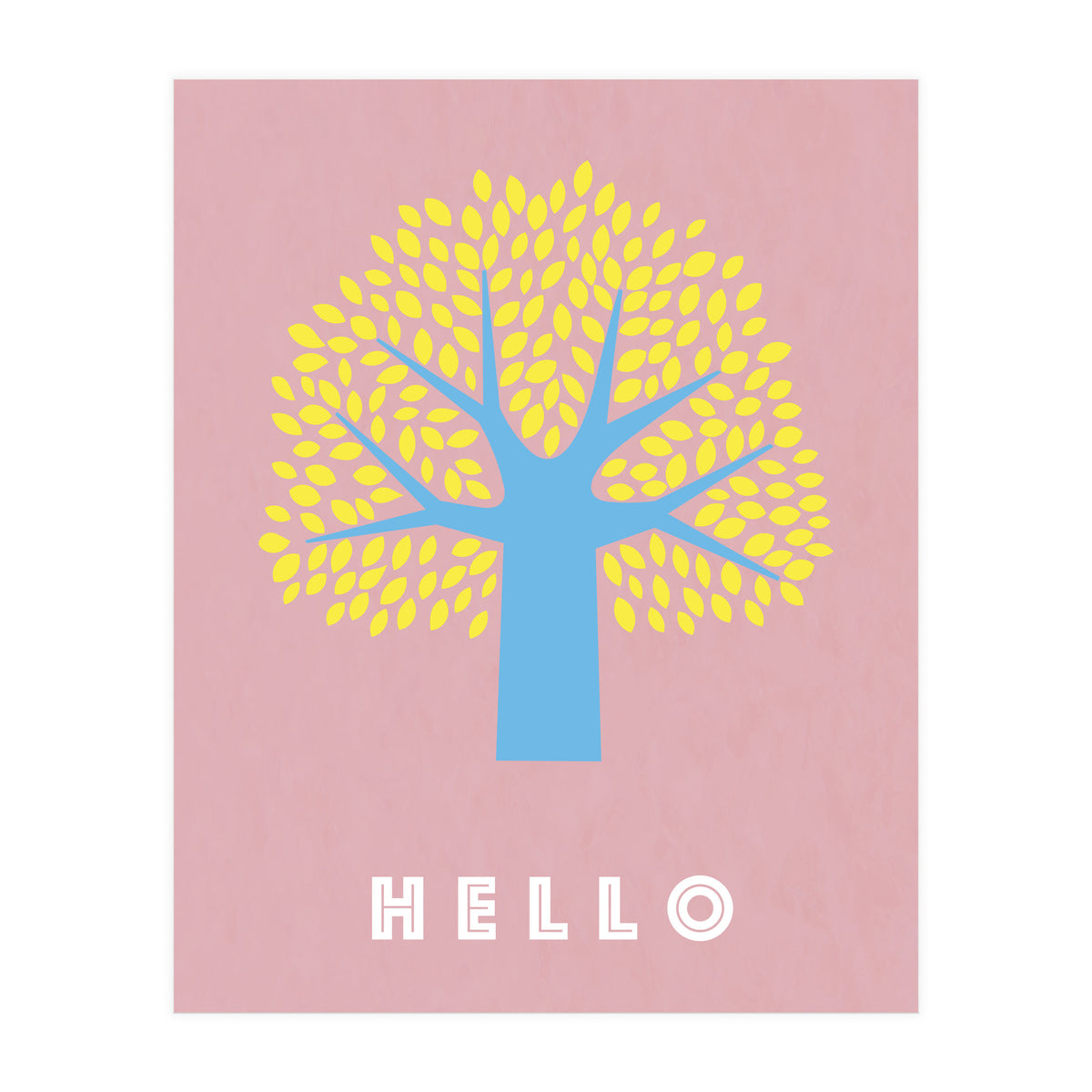 Hello - pop tree - (Print Only)