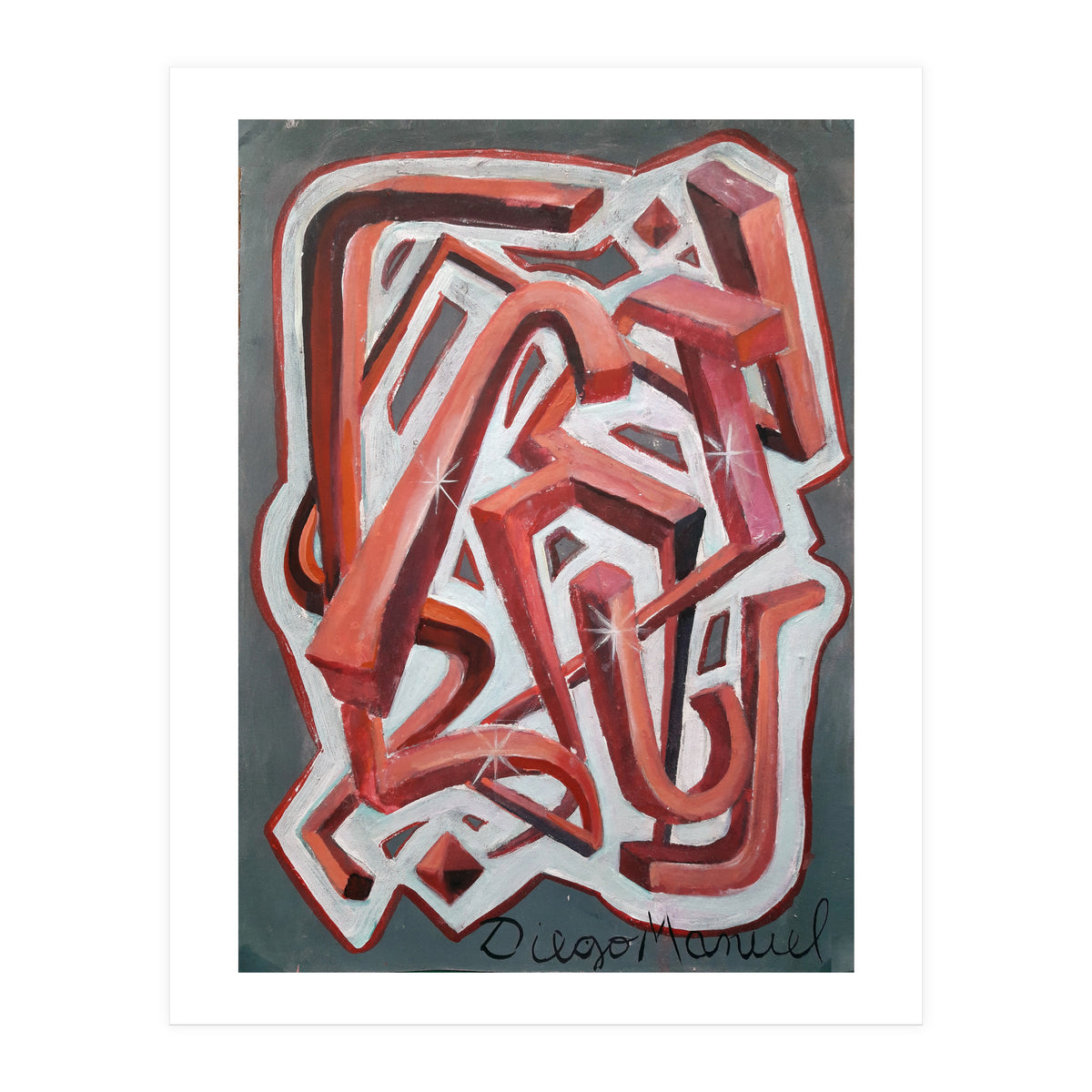 Formas En El Espacio 34 (Print Only)