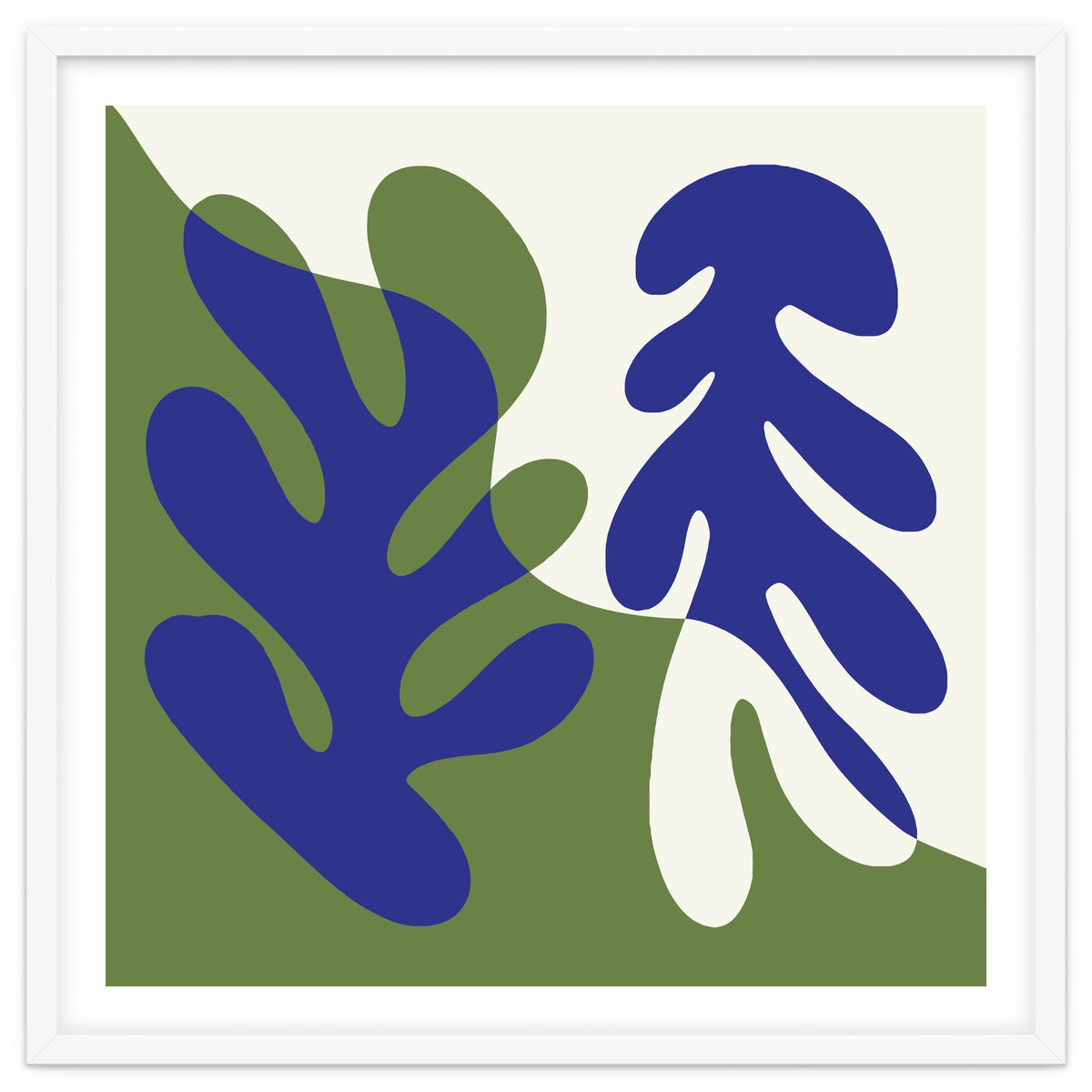 Matisse Inspired Organic Coral Shapes