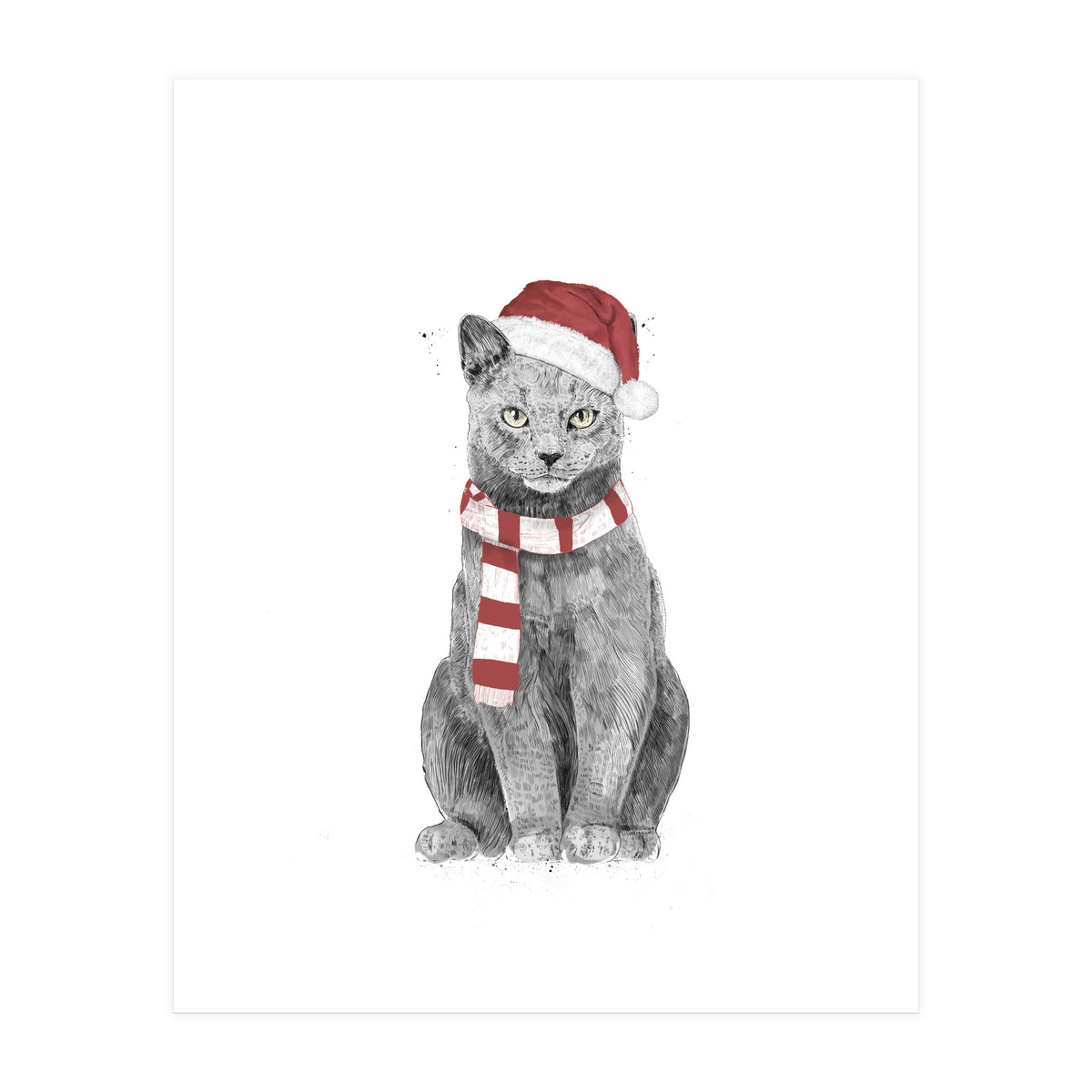 Xmas Cat (Print Only)