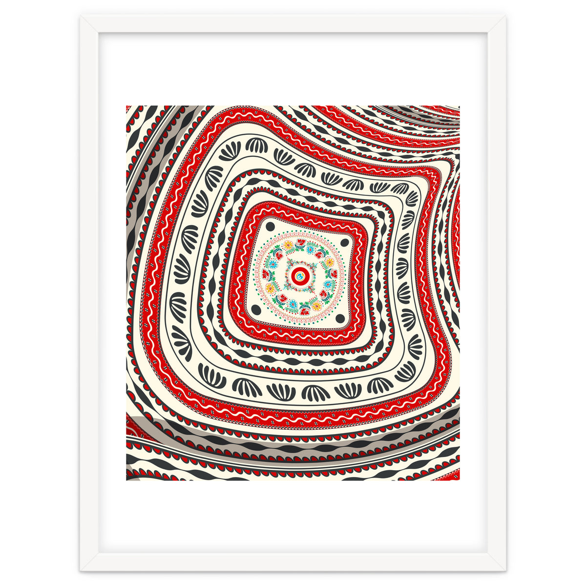 Romanian embroidery background 16