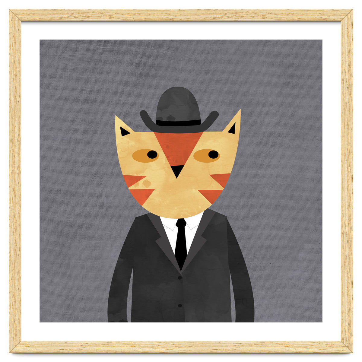 Ginger Cat in a Bowler Hat