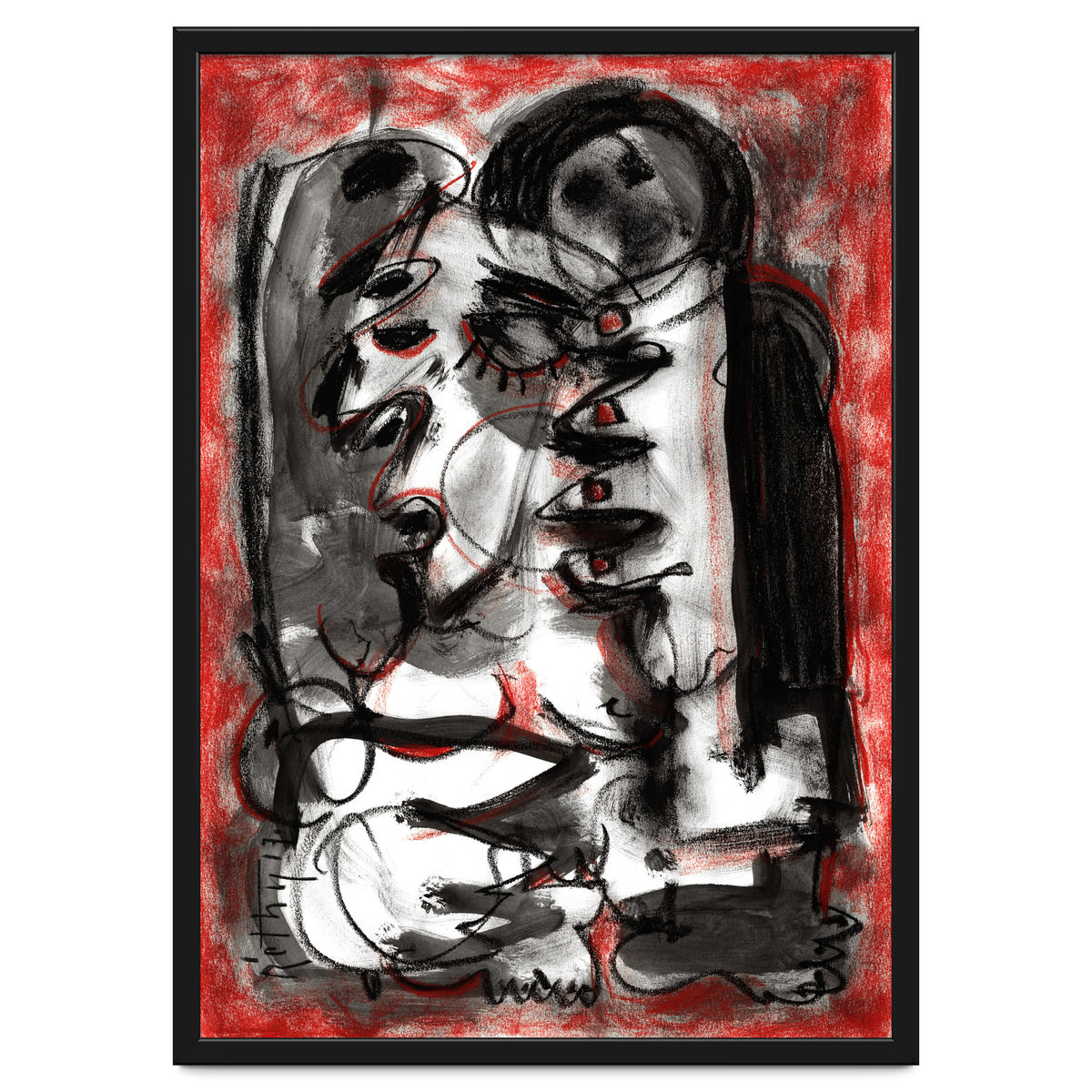 Shame - white background