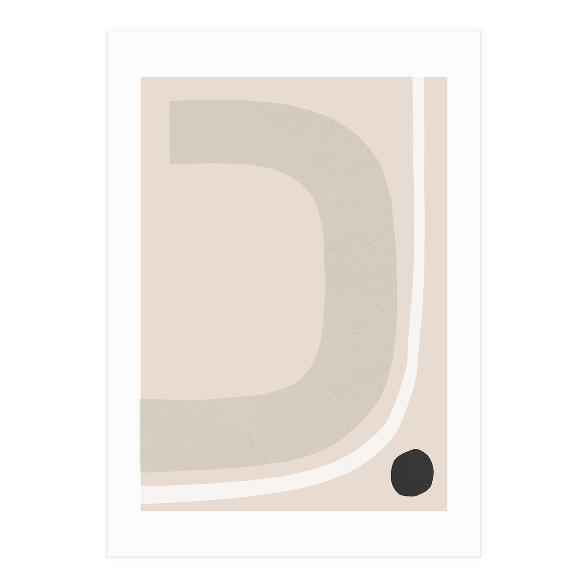 Beige Wave (Print Only)