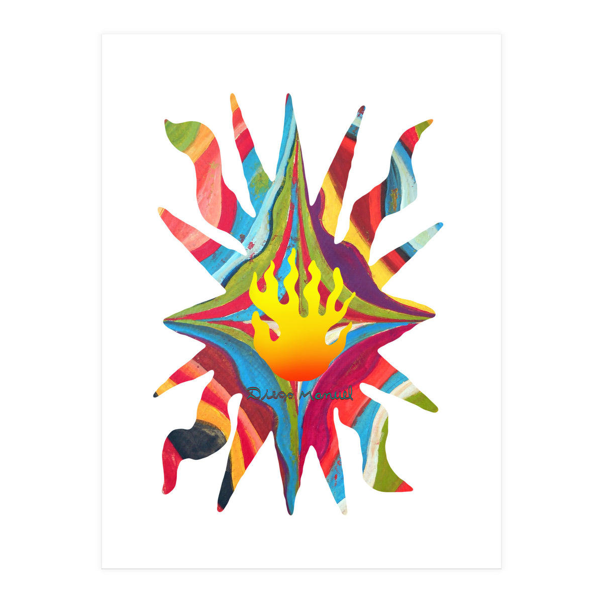 Fuego 36 Copia (Print Only)